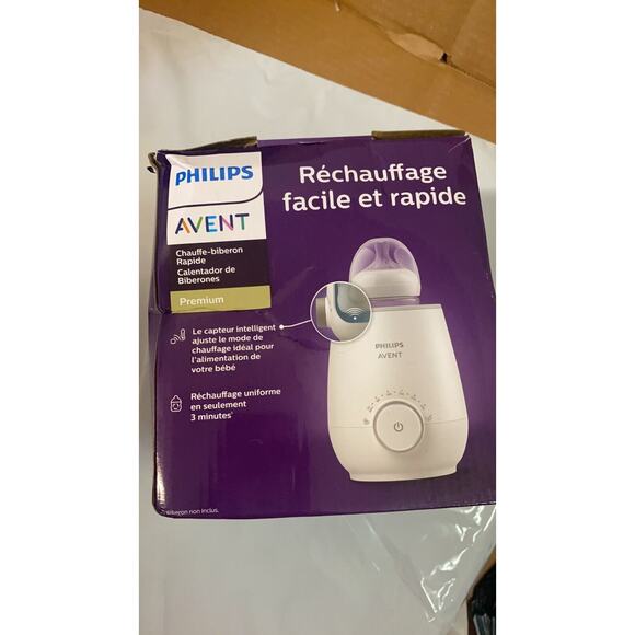 The Philips Avent Fast Baby Bottle Warmer SCF358/00 NEW BUT BOX DAMAGED - Picture 1 of 3